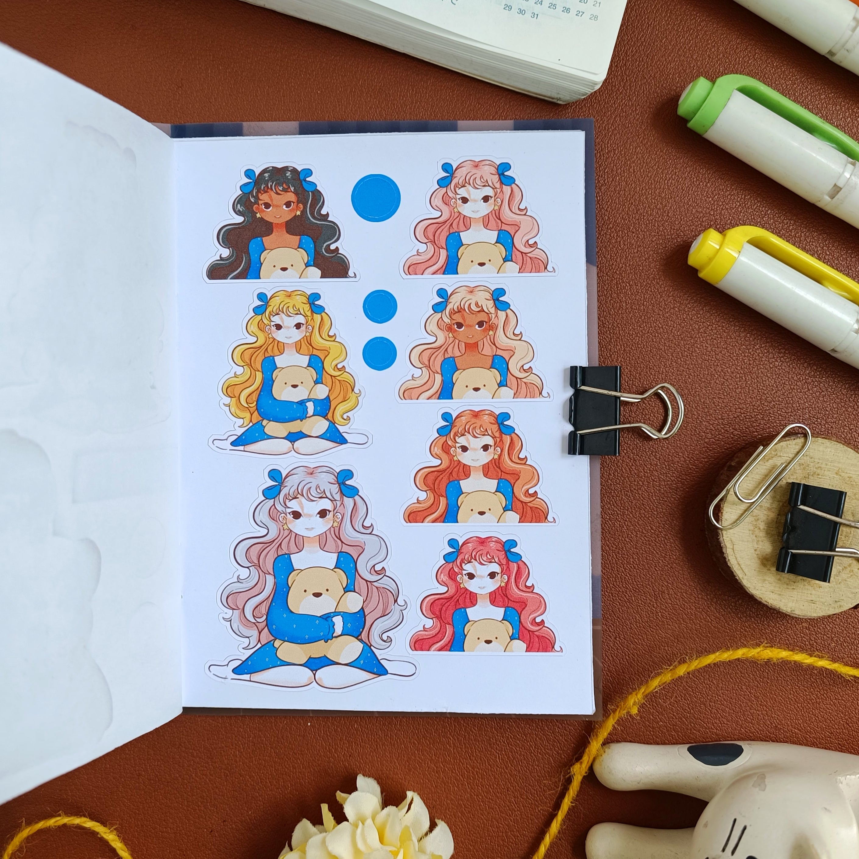 Midnight Dreamcatcher | PaperDollzCo | Sticker Book | CB069