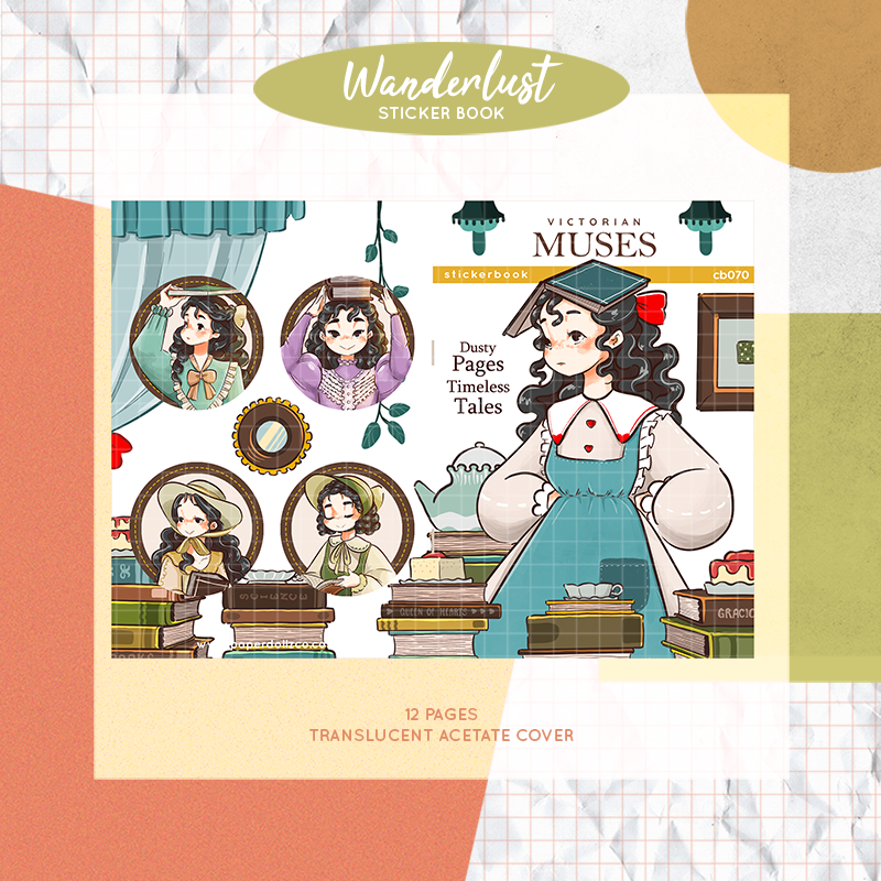 Victorian Muses | PaperDollzCo | Sticker Book | CB070