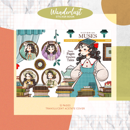 Victorian Muses | PaperDollzCo | Sticker Book | CB070