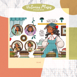 Victorian Muses | PaperDollzCo | Sticker Book | CB070