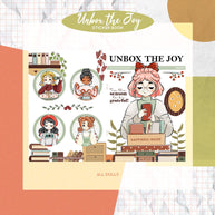 Unbox the Joy | PaperDollzCo | Sticker Book | CB073