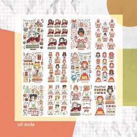 Unbox the Joy | PaperDollzCo | Sticker Book | CB073