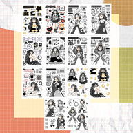 Midnight Muse | PaperDollzCo | Sticker Book | CB074