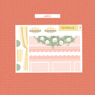 Crowning Glory | Hobonichi | Cousin Daily Sticker Kit | Cd021