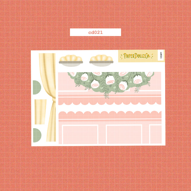 Crowning Glory | Hobonichi | Cousin Daily Sticker Kit | Cd021