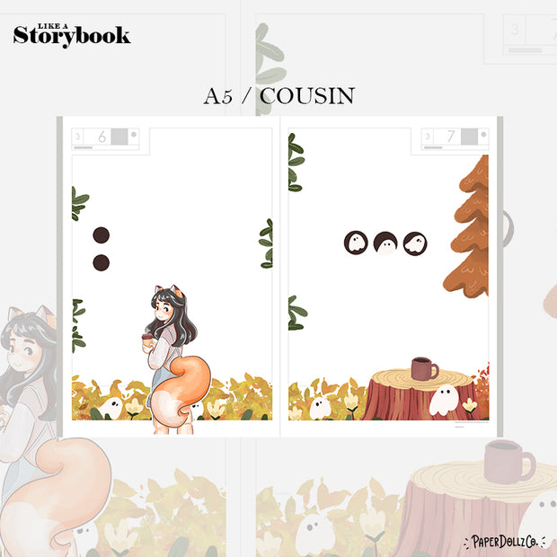 Fluffy Tails | Like a Story Book | Cousin Daily Sticker Kit | Cd031