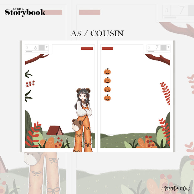 Fluffy Tails | Like a Story Book | Cousin Daily Sticker Kit | Cd032