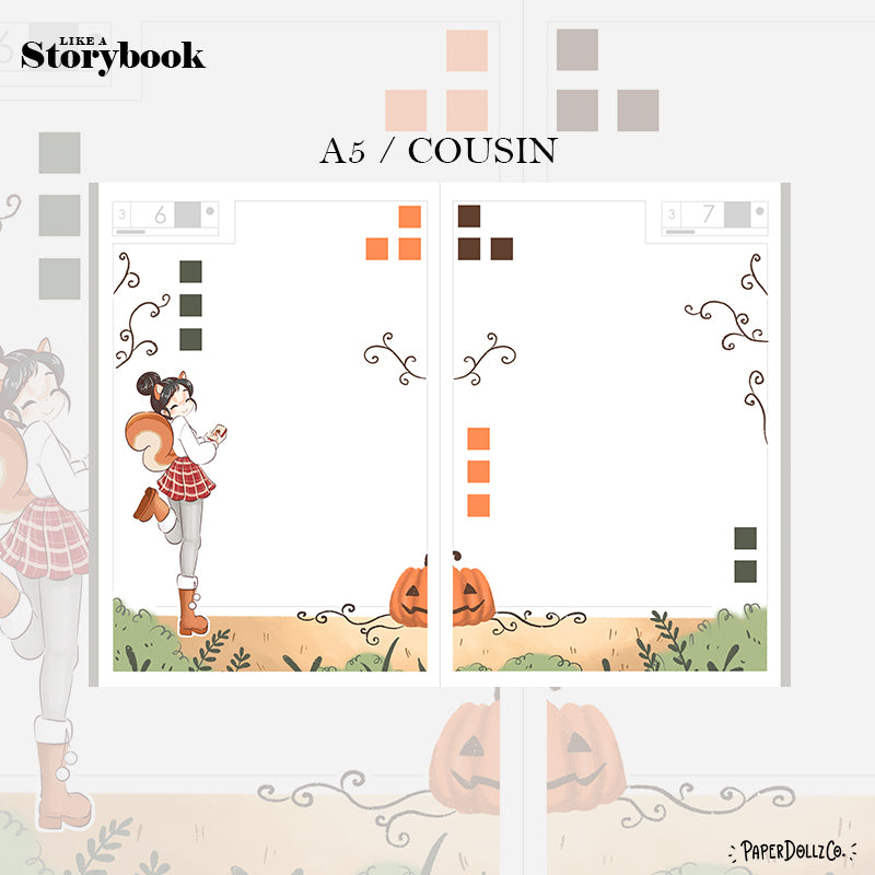 Fluffy Tails | Like a Story Book | Cousin Daily Sticker Kit | Cd033
