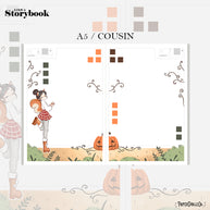 Fluffy Tails | Like a Story Book | Cousin Daily Sticker Kit | Cd033