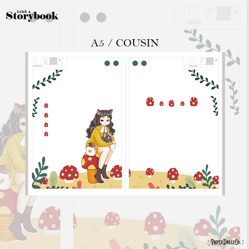 Fluffy Tails | Like a Story Book | Cousin Daily Sticker Kit | Cd035