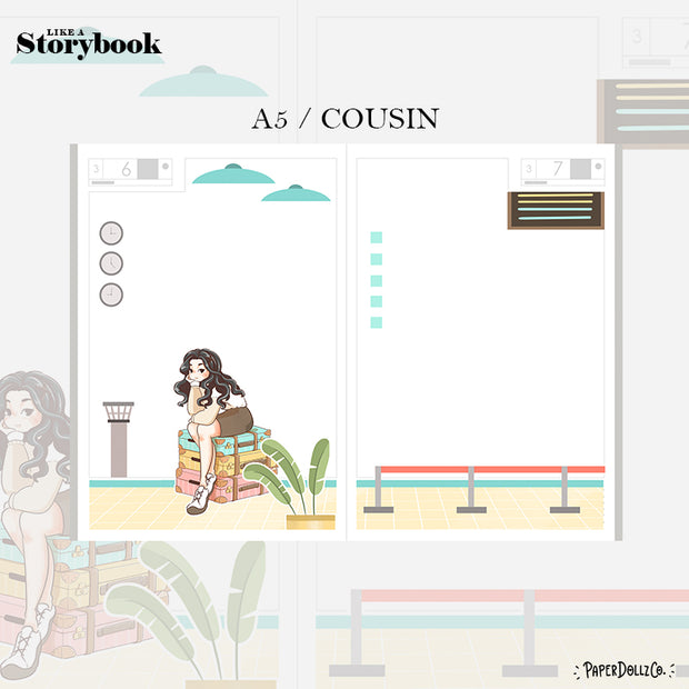 Wanderlust | Like a Story Book | Cousin Daily Sticker Kit | Cd037