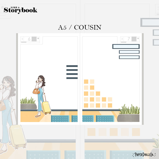 Wanderlust | Like a Story Book | Cousin Daily Sticker Kit | Cd039
