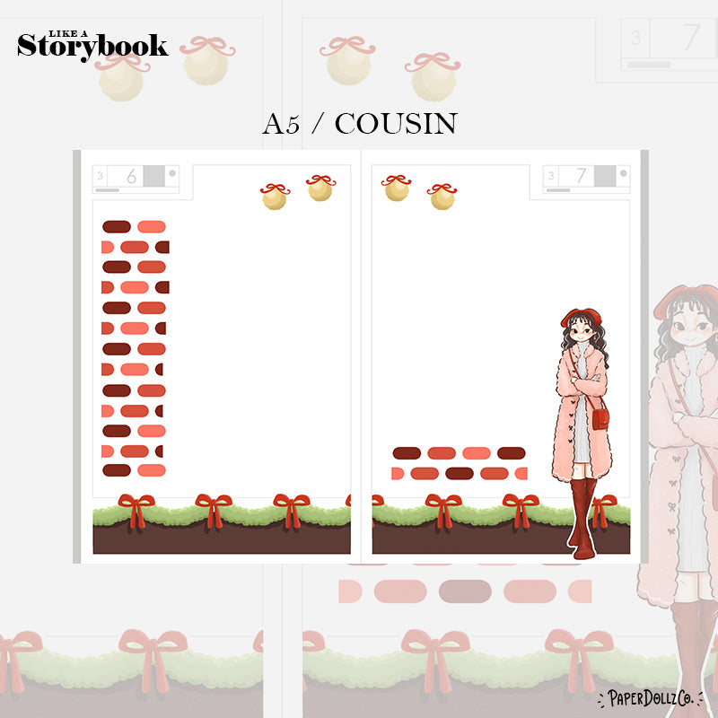 Winter Solstice | Like a Story Book | Cousin Daily Sticker Kit | Cd044