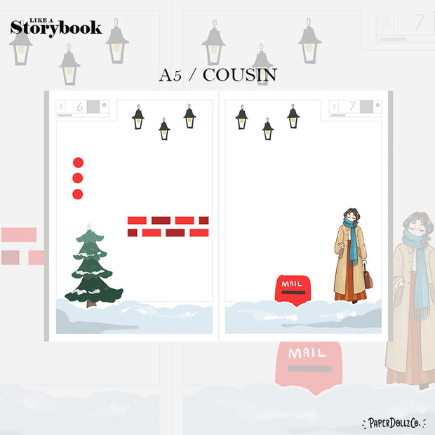 Winter Solstice | Like a Story Book | Cousin Daily Sticker Kit | Cd045