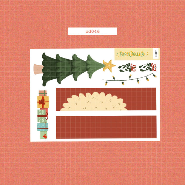 Winter Solstice | Hobonichi | Cousin Daily Sticker Kit | Cd046