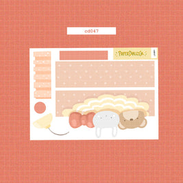 Planner Girl | Hobonichi | Cousin Daily Sticker Kit | Cd047