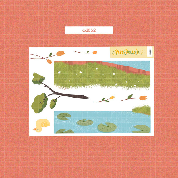 The Pretty Petal | Hobonichi | Cousin Daily Sticker Kit | Cd052