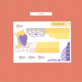 Midnight Dreamcatcher | Hobonichi | Cousin Daily Sticker Kit | Cd069