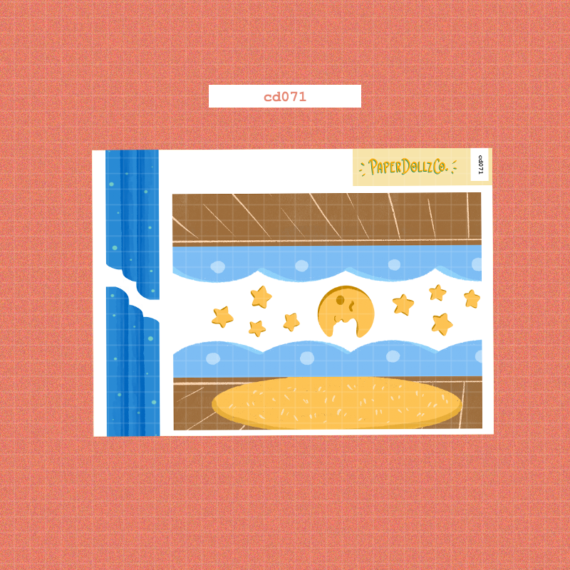 Midnight Dreamcatcher | Hobonichi | Cousin Daily Sticker Kit | Cd071