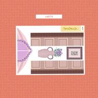 Victorian Muses | Hobonichi | Cousin Daily Sticker Kit | Cd076