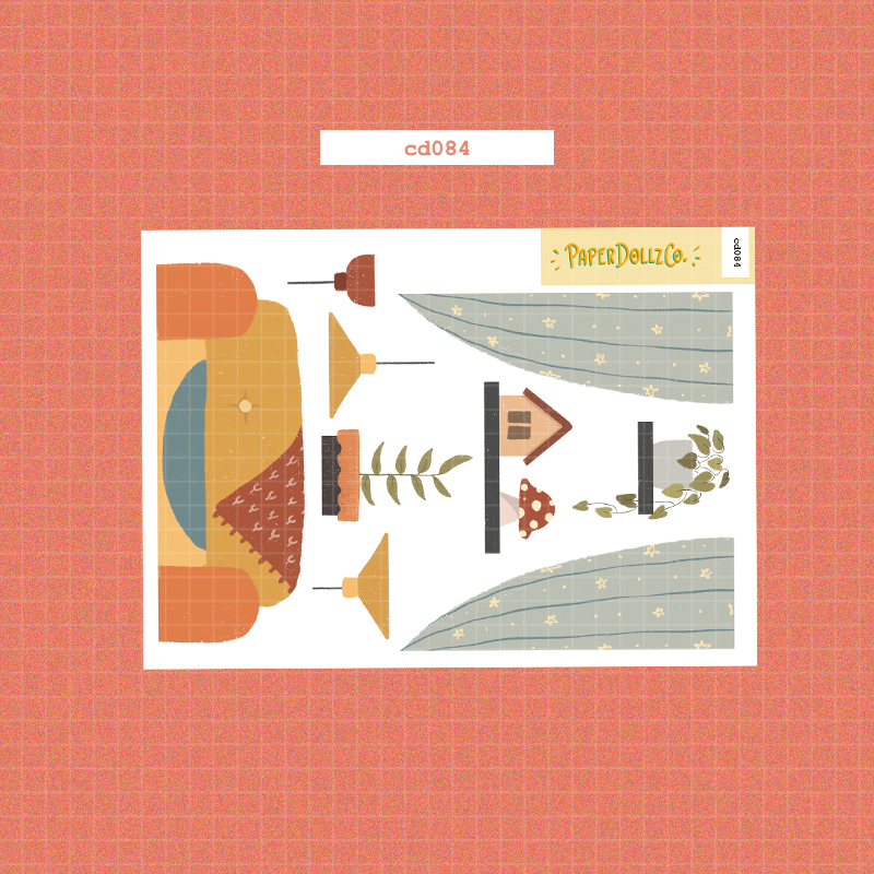 Cozy Harvest | Hobonichi | Cousin Daily Sticker Kit | Cd084