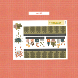 Cozy Harvest | Hobonichi | Cousin Daily Sticker Kit | Cd085
