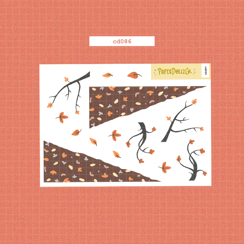 Cozy Harvest | Hobonichi | Cousin Daily Sticker Kit | Cd086