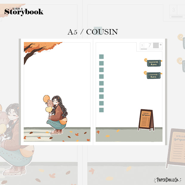 Cozy Harvest | Like a Story Book | Cousin Daily Sticker Kit | Cd087