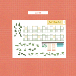 Joy to the Dolly World | Hobonichi | Cousin Daily Sticker Kit | Cd089