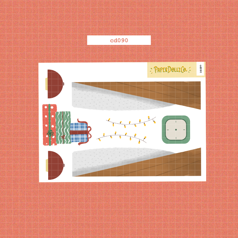 Joy to the Dolly World | Hobonichi | Cousin Daily Sticker Kit | Cd090