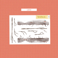Joy to the Dolly World | Hobonichi | Cousin Daily Sticker Kit | Cd092