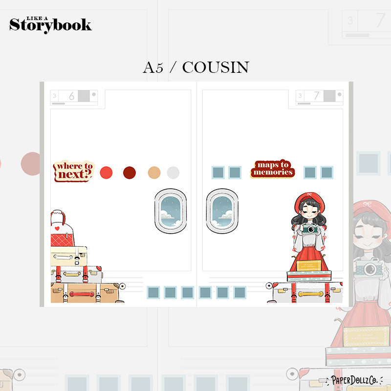 Unbox the Joy | Like a Story Book | Cousin Daily Sticker Kit | Cd094