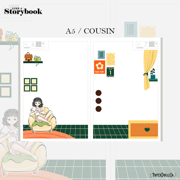 The Breakfast Club | Like a Story Book | Cousin Daily Sticker Kit | Cd103