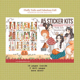 Fluffy Tails and Fabulous Fall | A5 Kits Sticker Book | CDB003