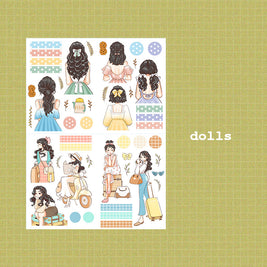 Wanderlust and Crowning Glory | A5 Kits Sticker Book | CDB004