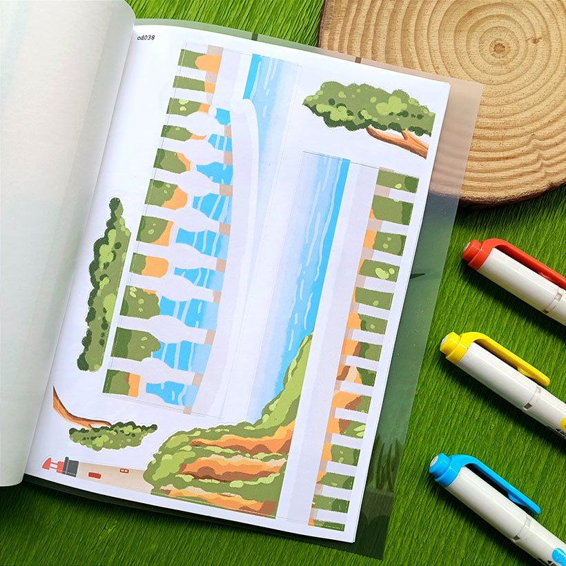 Wanderlust and Crowning Glory | A5 Kits Sticker Book | CDB004