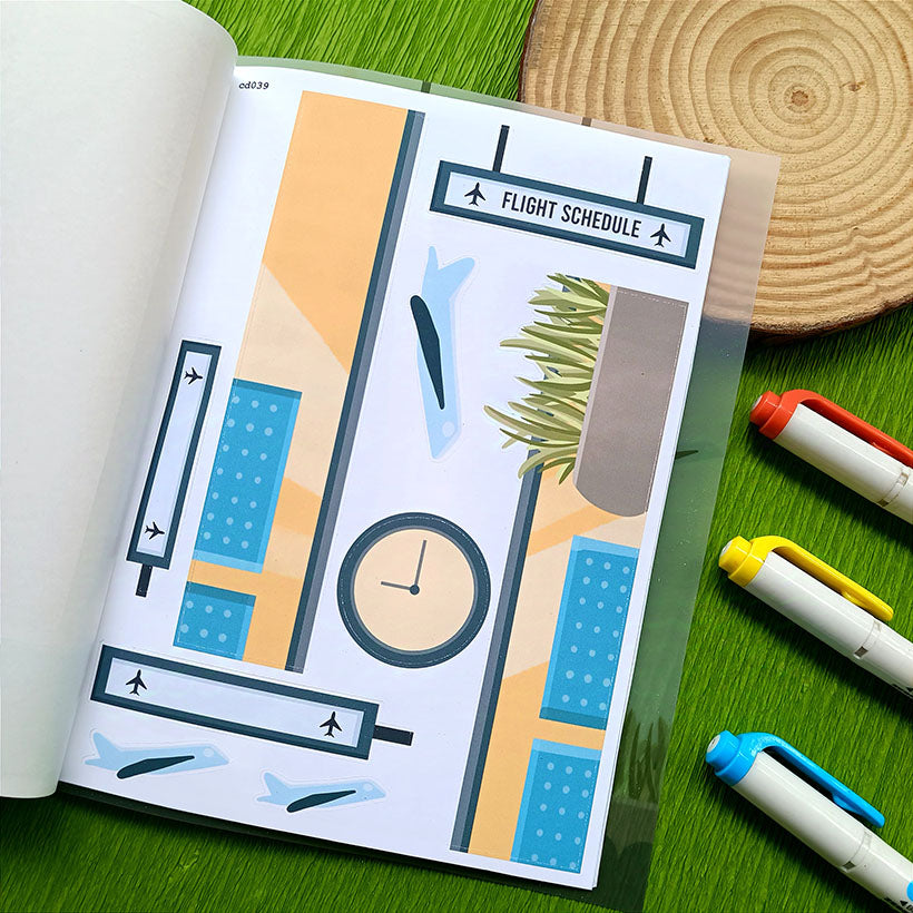 Wanderlust and Crowning Glory | A5 Kits Sticker Book | CDB004