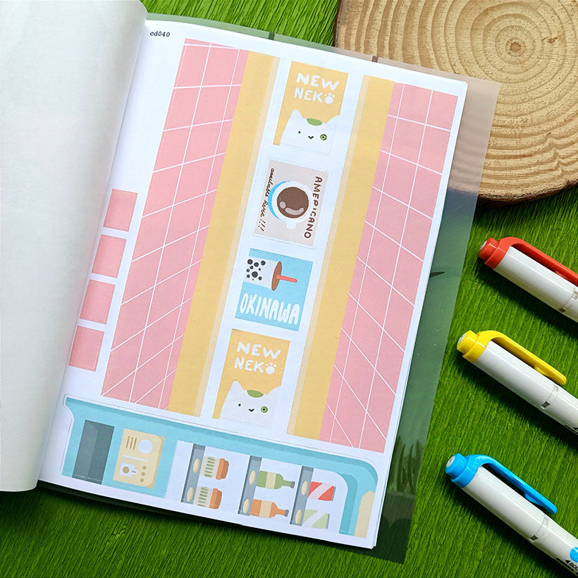 Wanderlust and Crowning Glory | A5 Kits Sticker Book | CDB004