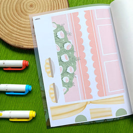 Wanderlust and Crowning Glory | A5 Kits Sticker Book | CDB004