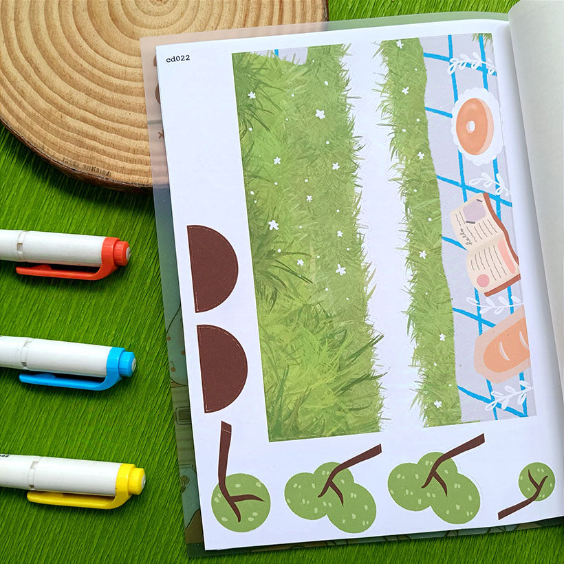 Wanderlust and Crowning Glory | A5 Kits Sticker Book | CDB004