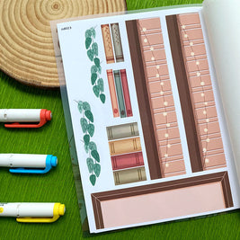 Wanderlust and Crowning Glory | A5 Kits Sticker Book | CDB004