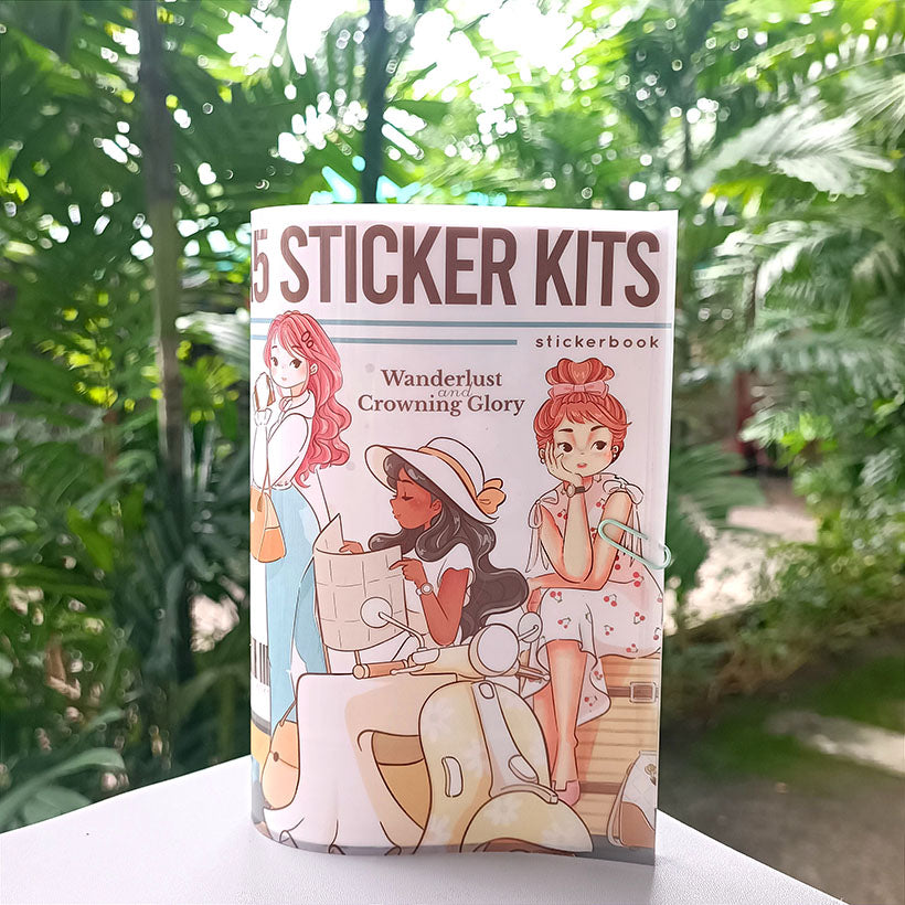 Wanderlust and Crowning Glory | A5 Kits Sticker Book | CDB004