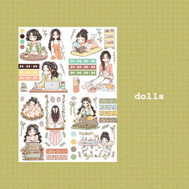 Reclaiming My Radiance and Planner Girl | A5 Kits Sticker Book | CDB006