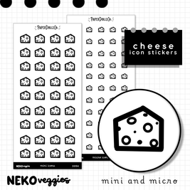 Cheese | PaperDollzCo | Icon Sticker | i054