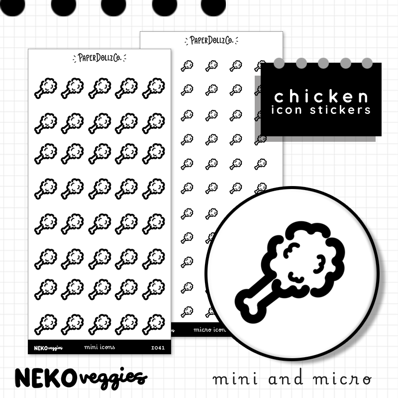 Chicken | PaperDollzCo | Icon Sticker | i041