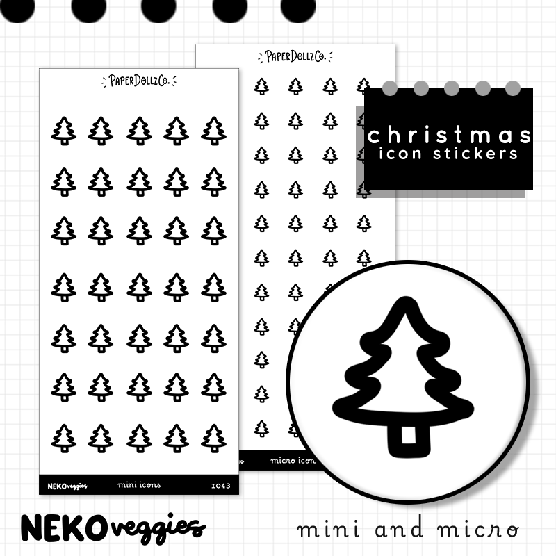 Christmas | PaperDollzCo | Icon Sticker | i043