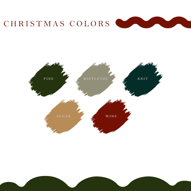 Letter Journal Sticker | Consonants | Christmas Colors | L024