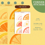 PaperDollzCo | Medium Corner Stickers | cor-006-M