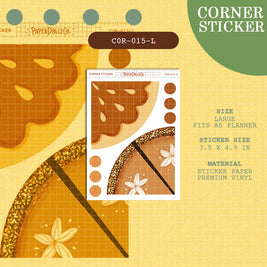 PaperDollzCo | Large Corner Stickers | cor-015-L
