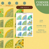 PaperDollzCo | Small Corner Stickers | cor-015-S